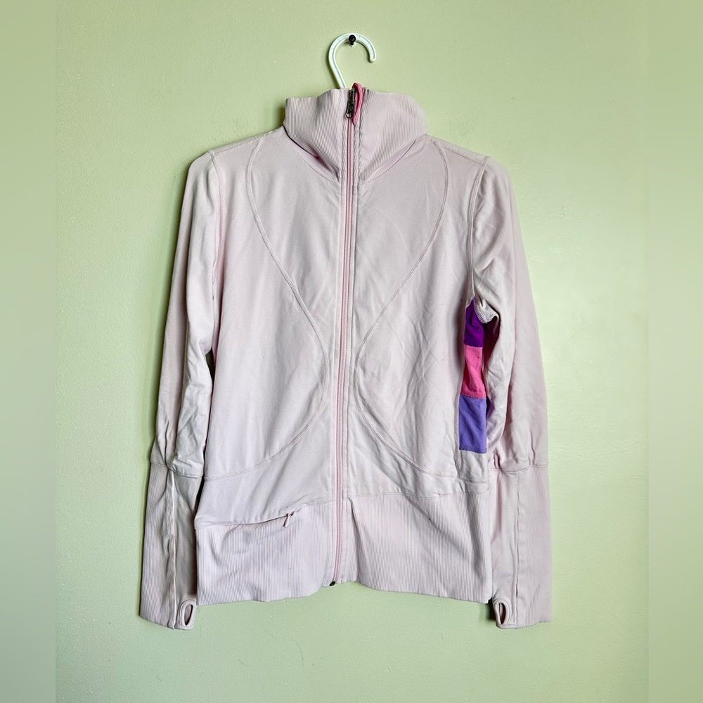 Lululemon Size 4/6 Women's Pink Jacket with Purple Accents